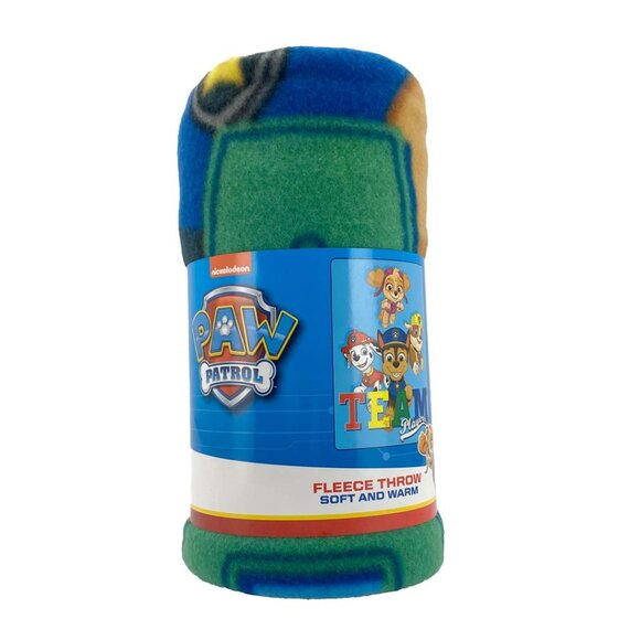 Paw Patrol | Fleece Throw | 100% Polyester | 45 in x 60 in | Kids Blanket **NEW - Picture 1 of 4
